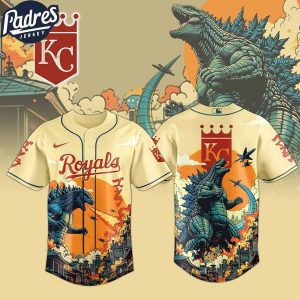 Kansas City Royals MLB Godzilla 2025 Baseball Jersey