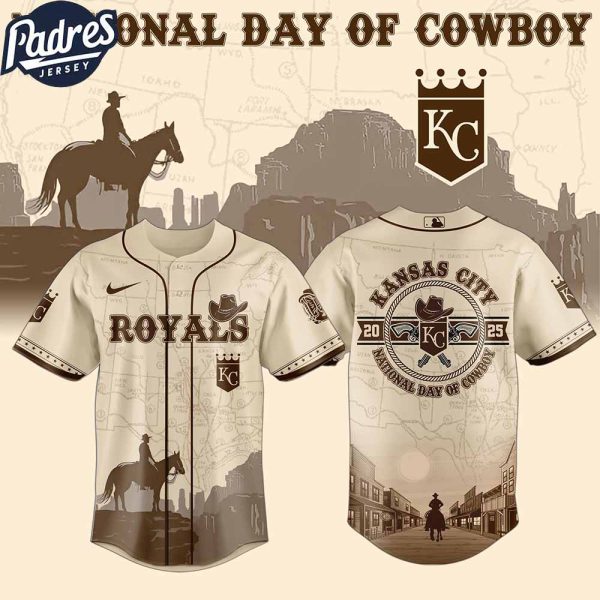 Kansas City Royals MLB X National Day Of Cowboy Personalized Baseball Jersey