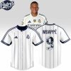 Kylian Mbappe 09 Real Madrid Custom Baseball Jersey