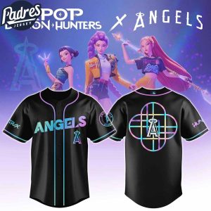 Los Angeles Angels MLB X Kpop Demon Hunters Custom Baseball Jersey 1