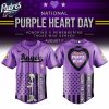 Los Angeles Angels MLB X Purple Heart Day Personalized Baseball Jersey