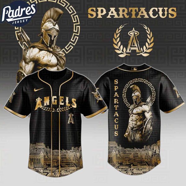 Los Angeles Angels MLB X Spartacus Custom Baseball Jersey