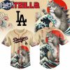 Los Angeles Dodgers MLB X Catzilla Personalized Baseball Jersey