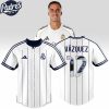 Lucas Vazquez Iglesias 17 Real Madrid Custom Baseball Jersey