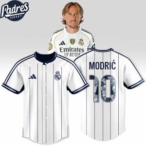 Luka Modric 10 Real Madrid Custom Baseball Jersey