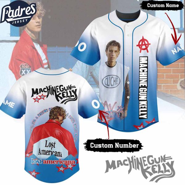 Machine Gun Kelly Music Custom Baseball Jersey 1