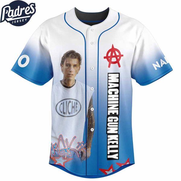 Machine Gun Kelly Music Custom Baseball Jersey 3