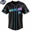 Miami Marlins MLB X Kpop Demon Hunters Custom Baseball Jersey 3 1