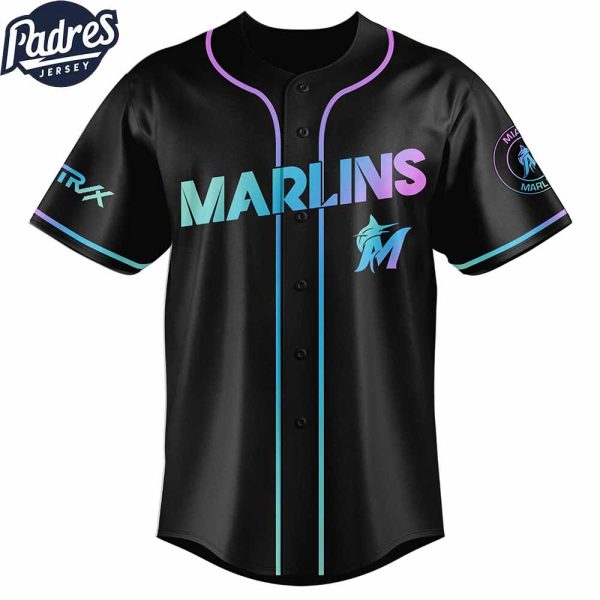 Miami Marlins MLB X Kpop Demon Hunters Custom Baseball Jersey 3 1