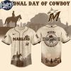 Miami Marlins MLB X National Day Of Cowboy Personalized Baseball Jersey