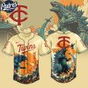 Minnesota Twins MLB X Godzilla Custom New Baseball Jersey