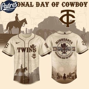 Minnesota Twins MLB X National Day Of Cowboy Personalized Baseball Jersey