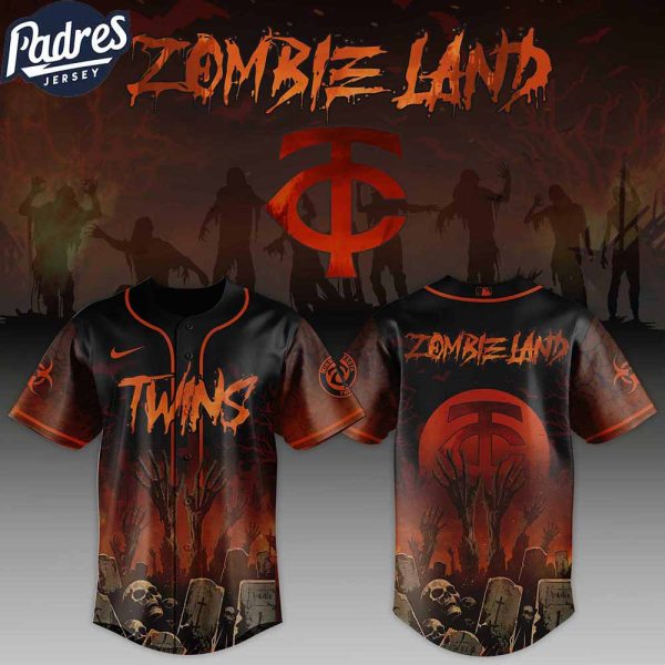 Minnesota Twins MLB X Zombie Land Custom Baseball Jersey