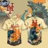New York Mets MLB X Godzilla Custom New Baseball Jersey