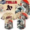 Oakland Athletics MLB X Catzilla Personalized Baseball Jersey