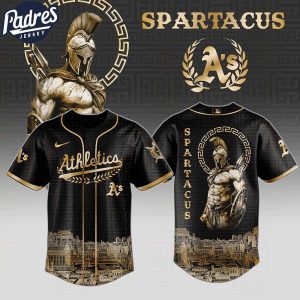 Oakland Athletics MLB X Spartacus Custom Baseball Jersey
