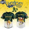 Oakland Athletics MLB x Pokemon GO Night Custom Baseball Jersey