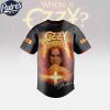 Ozzy Osbourne Black Custom Baseball Jersey Vintage Rock Band Shirt for Fans 3