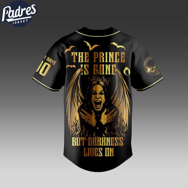 Ozzy Osbourne Prince of Darkness Custom Baseball Jersey 2