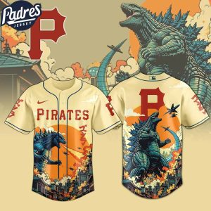Pittsburgh Pirates MLB Godzilla 2025 Baseball Jersey