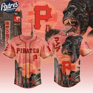 Pittsburgh Pirates MLB X Japanese Heritage Kong Custom Baseball Jersey