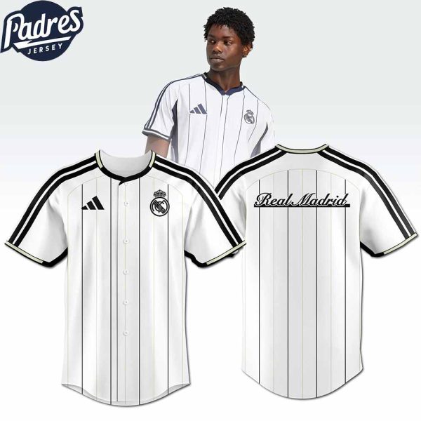 Real Madrid Custom Baseball Jersey