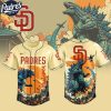 San Diego Padres MLB X Godzilla Custom New Baseball Jersey