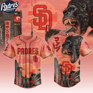 San Diego Padres MLB X Japanese Heritage Kong Custom Baseball Jersey