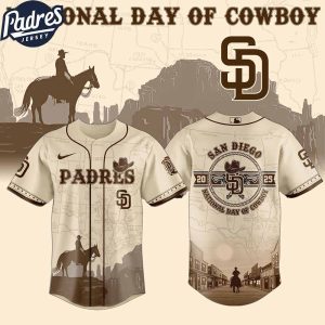 San Diego Padres MLB X National Day Of Cowboy Personalized Baseball Jersey