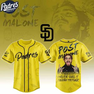San Diego Padres MLB X Post Malone Tour Custom Baseball Jersey