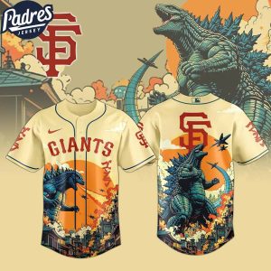 San Francisco Giants MLB Godzilla 2025 Baseball Jersey