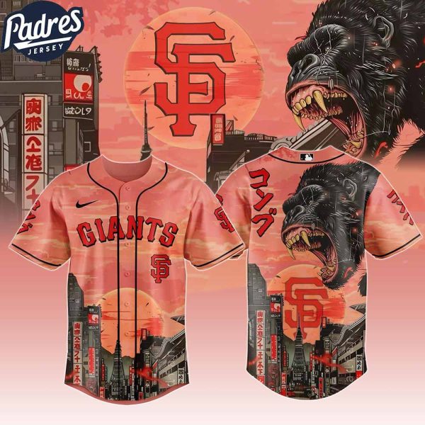 San Francisco Giants MLB X Japanese Heritage Kong Custom Baseball Jersey