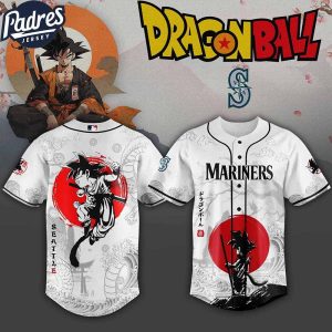 Seattle Mariners MLB X Dragon Ball Custom Baseball Jersey