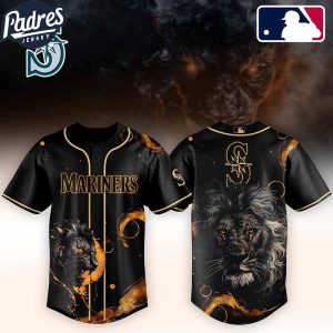 Seattle Mariners MLB X Lion Custom Baseball Jersey
