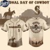 Seattle Mariners MLB X National Day Of Cowboy Personalized Baseball Jersey