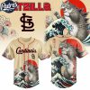St Louis Cardinals MLB X Catzilla Personalized Baseball Jersey