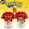 St Louis Cardinals MLB x Pokemon GO Night Custom Baseball Jersey 1