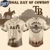 Tampa Bay Rays MLB X National Day Of Cowboy Personalized Baseball Jersey