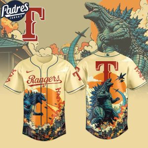 Texas Rangers MLB Godzilla 2025 Baseball Jersey