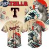 Texas Rangers MLB X Catzilla Personalized Baseball Jersey