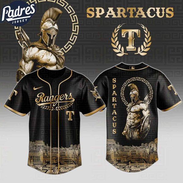 Texas Rangers MLB X Spartacus Custom Baseball Jersey