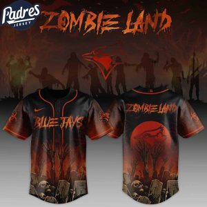 Toronto Blue Jays MLB X Zombie Land Custom Baseball Jersey