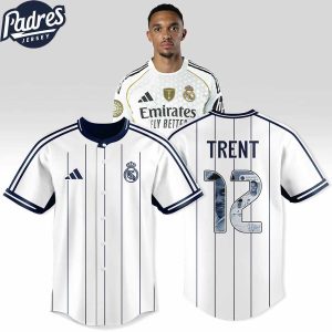 Trent Alexander-Arnold 12 Real Madrid Custom Baseball Jersey