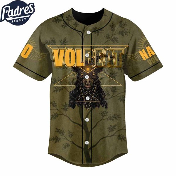 VolBeat God Of Angels Trust Music Baseball Jersey 3