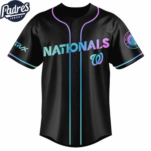 Washington Nationals MLB X Kpop Demon Hunters Custom Baseball Jersey 3 1