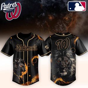 Washington Nationals MLB X Lion Custom Baseball Jersey