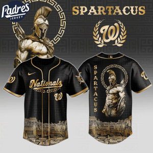 Washington Nationals MLB X Spartacus Custom Baseball Jersey