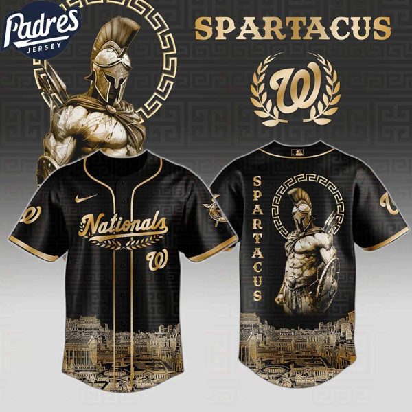 Washington Nationals MLB X Spartacus Custom Baseball Jersey