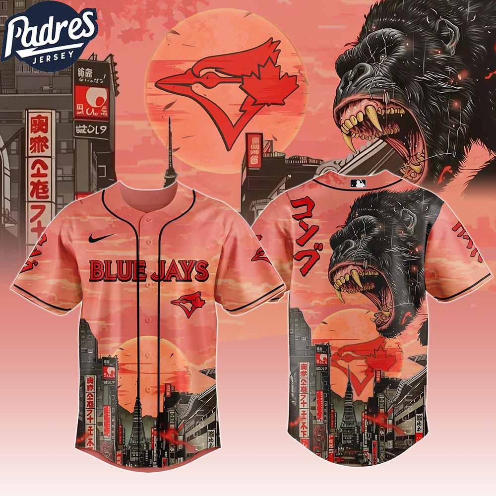 Toronto Blue Jays MLB X Japanese Heritage Kong Custom Baseball Jersey