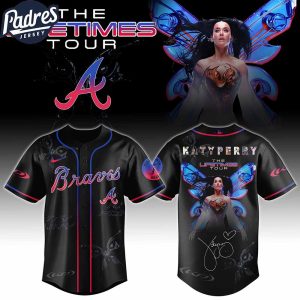 Atlanta Braves MLB x Katy Perry The Lifetimes Tour Custom Baseball Jersey